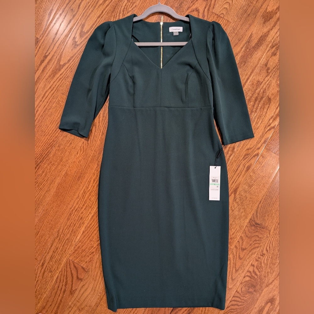 Calvin Klein Dark Green Women's Dress-NWT